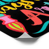 Art Teacher 100 Days of School - 100 Days of Art Poster (Ecke)