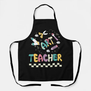 Art Teacher Art Therapist Urlaub Es ist Art Day Ba Schürze