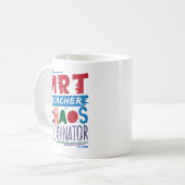 Art Teacher Chaos-Koordinator Kaffeetasse (Vorderseite Links)