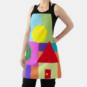 Art Teacher Colorful Shapes Schürze (InSitu)