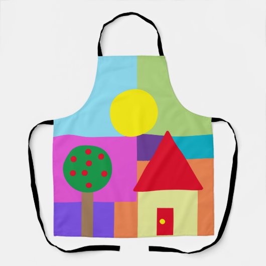 Art Teacher Colorful Shapes Schürze (Vorderseite)