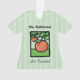 Art Teacher Danke, Apple Ornament