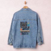 Art Teacher Funny Skills Crazy Jeansjacke (Hangar)