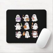 Art Teacher Ghost Halloween Artists Painter Teache Mousepad (Mit Mouse)