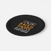 Art Teacher Halloween Funny Kostüm Pappteller (Schrägansicht)