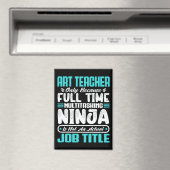 Art Teacher Job Titel Beruf Funny Creative Magnet (In Situ (Geschirrspüler))