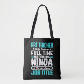 Art Teacher Job Titel Beruf Funny Creative Tasche (Vorderseite)