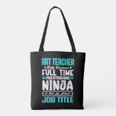 Art Teacher Job Titel Beruf Funny Creative Tasche (Rückseite)