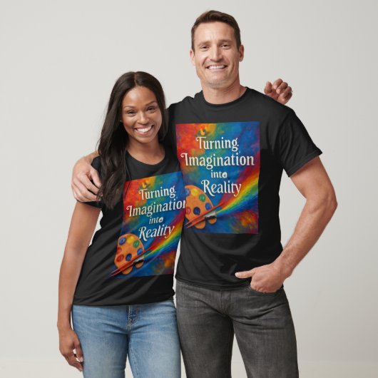 Art Teacher Magic - Rainbow Paint Splash T-Shirt (Unisex)