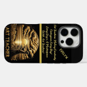 Art Teacher Malen eines ruhigen Sonnenuntergangs Case-Mate iPhone Hülle (Rückseite (Horizontal))