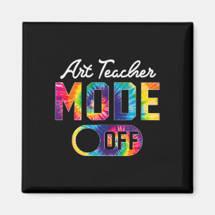 Art Teacher Mode of Happy Last Day School Krawatte Magnet