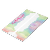 Art Teacher Note Pad, Wasserfarben, Lehrergeschenk Notizblock (angewinkelt)