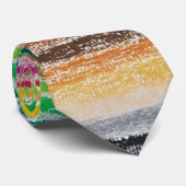 Art Teacher, Öl-Pastell-Mischung Krawatte (Gerollt)