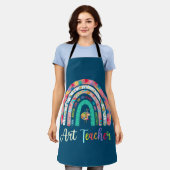 Art Teacher Rainbow Gekümmert Liebe Schürze (Getragen)