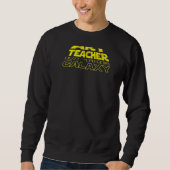 Art Teacher Space Backside Sweatshirt (Vorderseite)