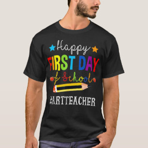 Art Teacher Squad Happy 1. Schultag zurück zu T-Shirt