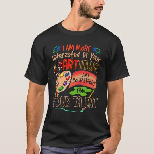 Art Teacher Student School Artist Illustrator Schm T-Shirt (Vorderseite)