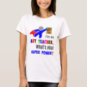 Art Teacher Superhero T-Shirt (Vorderseite)