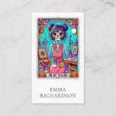 Art Teacher Tarot Card Visitenkarte (Vorderseite)