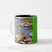 Art Teacher Tasse, Monet, Geschenk für Lehrer Zweifarbige Tasse (Vorderseite Links)