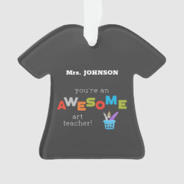 Art Teacher Wertschätzung Tag Paint Brush, Phantas Ornament