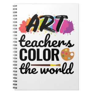 Art Teachers Colour the World Teacher Notizblock
