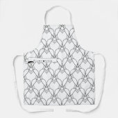 Art Teacher's Heart Pattern Art Smock Schürze (Vorderseite)