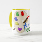 Art Teachers Rock Tasse (Vorderseite Links)