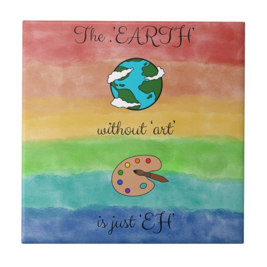 Art tegeltje fliese (Vorderseite)