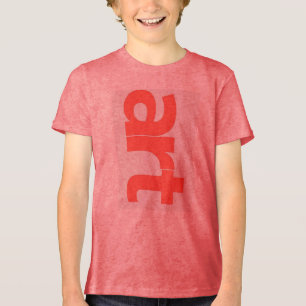 Art Text T-Shirt - Kreativ und Inspirierend Vibes! Tri-Blend Shirt