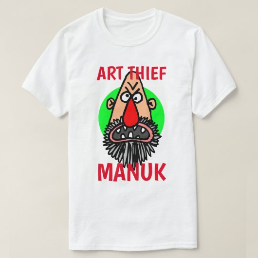 ART THIEF MANUK T SHIRT (Design vorne)