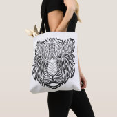Art-Tiger-Kopf 2 Tasche (Von Nahem)