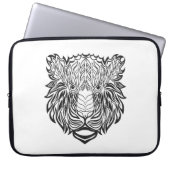 Art-Tiger-Kopf Laptopschutzhülle (Vorderseite)