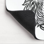 Art-Tiger-Kopf Mousepad (Ecke)