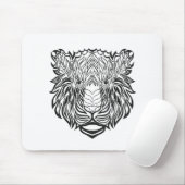 Art-Tiger-Kopf Mousepad (Mit Mouse)