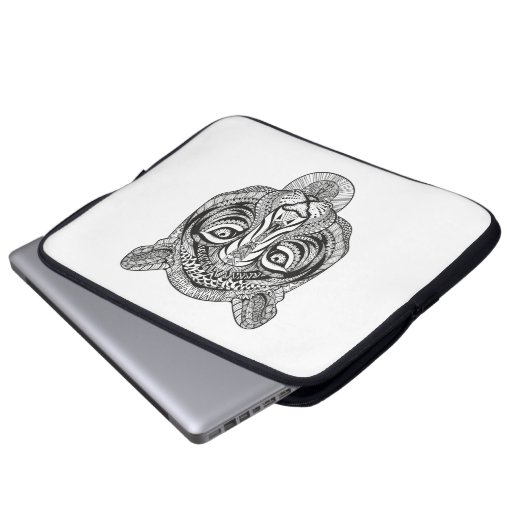 Art-Tiger Laptopschutzhülle (Vorne Knopf)