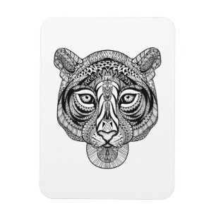 Art-Tiger Magnet