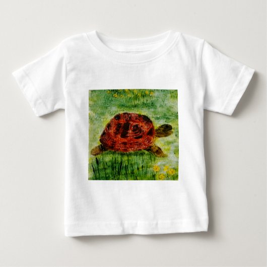 Art Tortoise Baby T-shirt (Vorderseite)