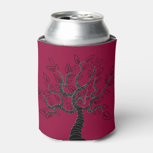 Art Tree Can Cooler - Farbe auswählen Dosenkühler (Kanne Vorderseite)