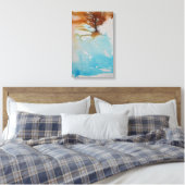 Art Tree Watercolor, handgemalt, Abstrakt Leinwanddruck (Insitu (Schlafzimmer))
