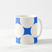 🖌️ Art trifft Kaffee: Die Polka-Muster-Tasse Kaffeetasse (VorderseiteRechts)