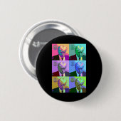 Art Trump Mugshot Button (Vorne & Hinten)