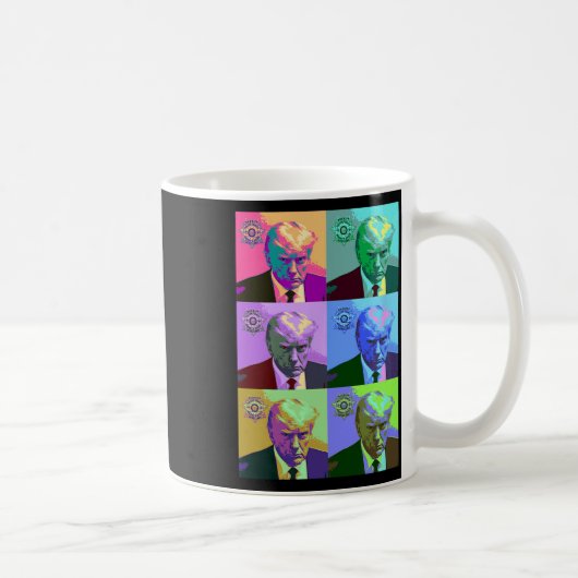 Art Trump Mugshot Kaffeetasse (Rechts)