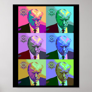 Art Trump Mugshot Poster