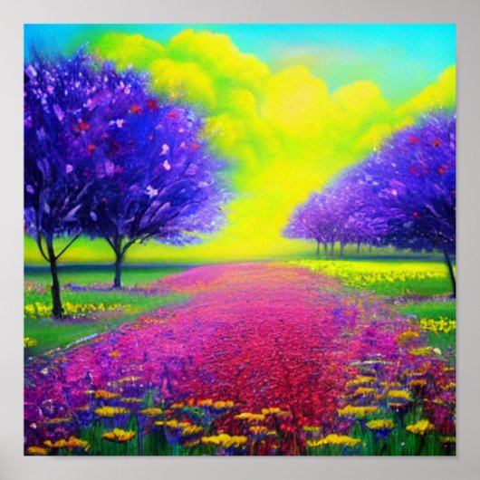 Art und Weise der Blume Poster (Vorne)