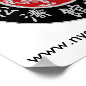 Art und Weise des Lebens Shotokan Poster Dark Logo (Ecke)