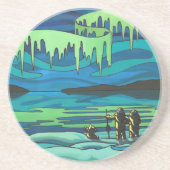 Art Untersetzer Native Inuit Art Untersetzer (Vorne)