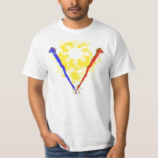 Art V philippinisches Flaggen-Shirt T-Shirt