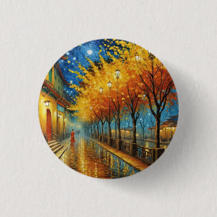 Art ・ Van Gogh ・ Ethereal Beauty Button