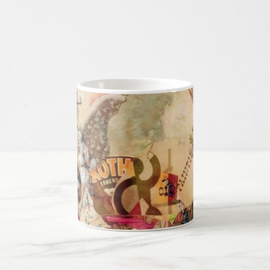 Art Vintag Sugar Skull Blume Kaffeetasse (Mittel)